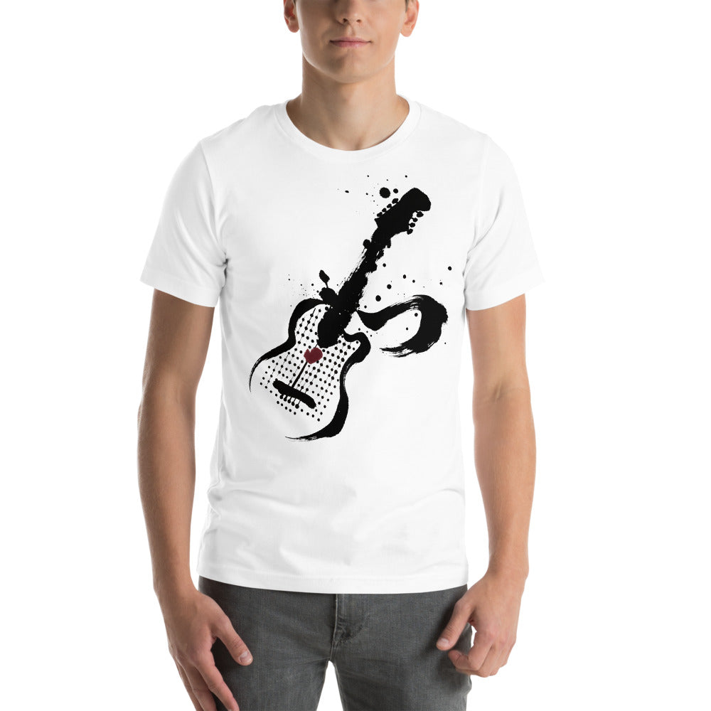 Improvisation Path, white tee